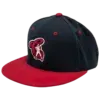 Cooperstown Bat fitted Navy/Red Baseball Cap