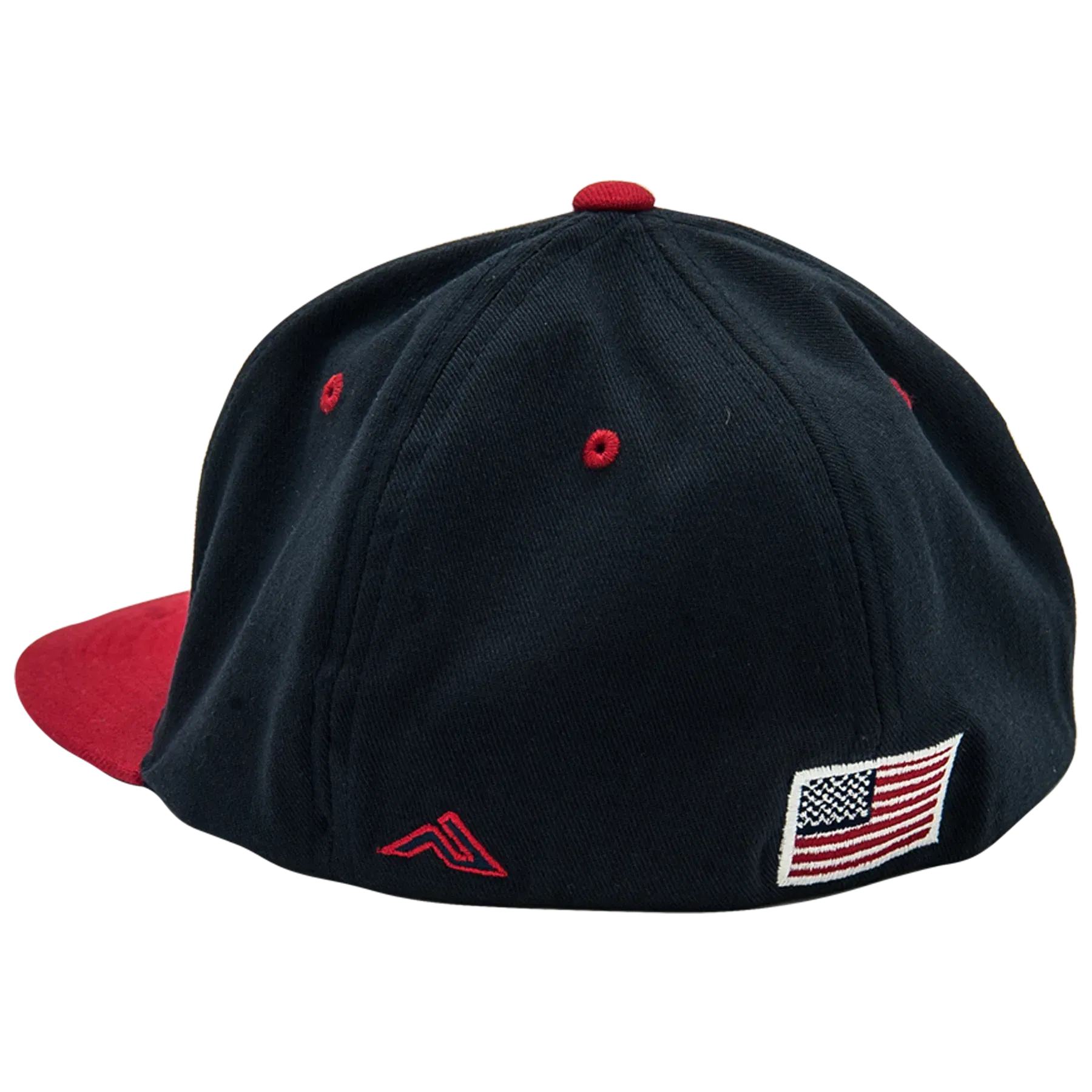 Cooperstown Bat fitted Navy/Red Baseball Cap