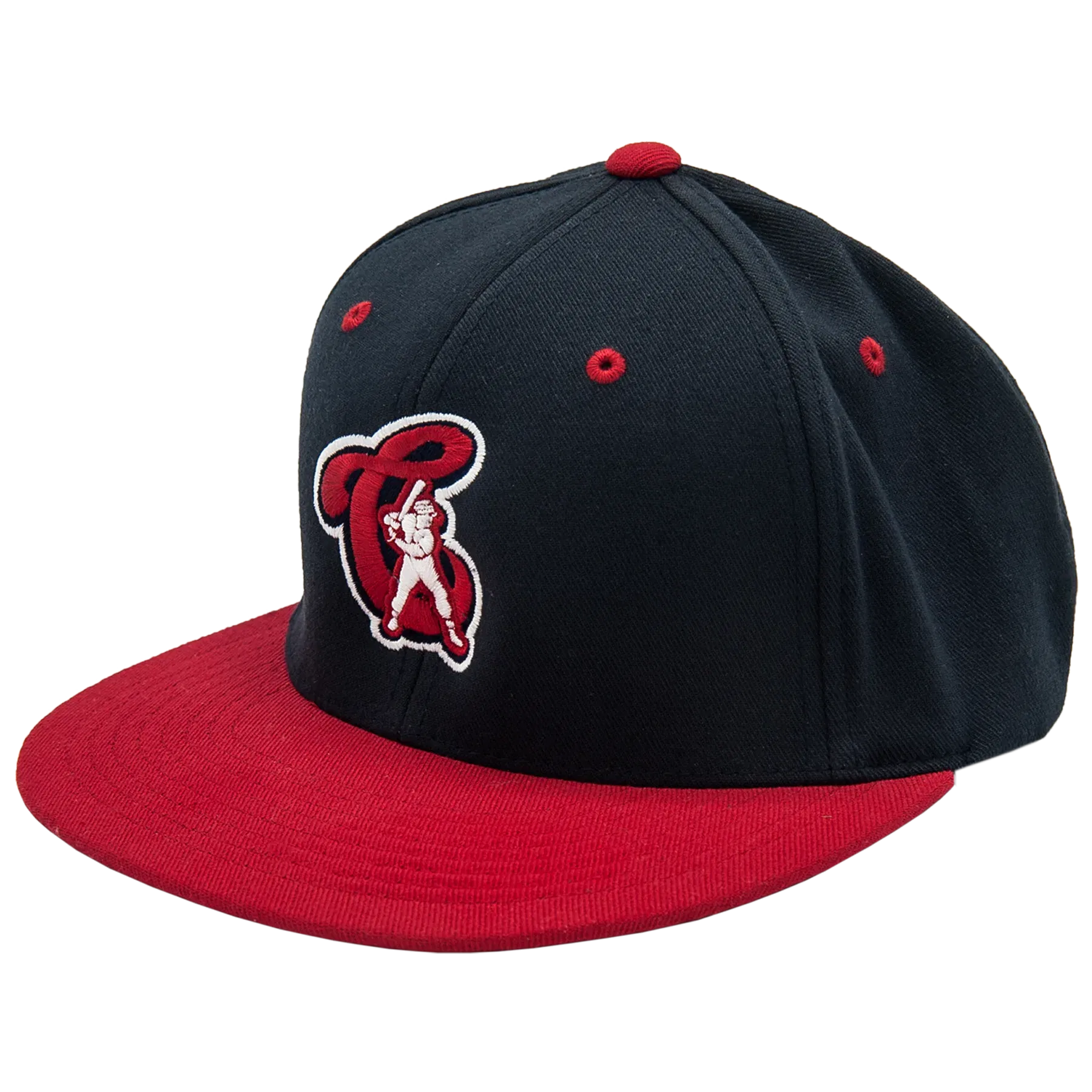 Cooperstown Bat fitted Navy/Red Baseball Cap