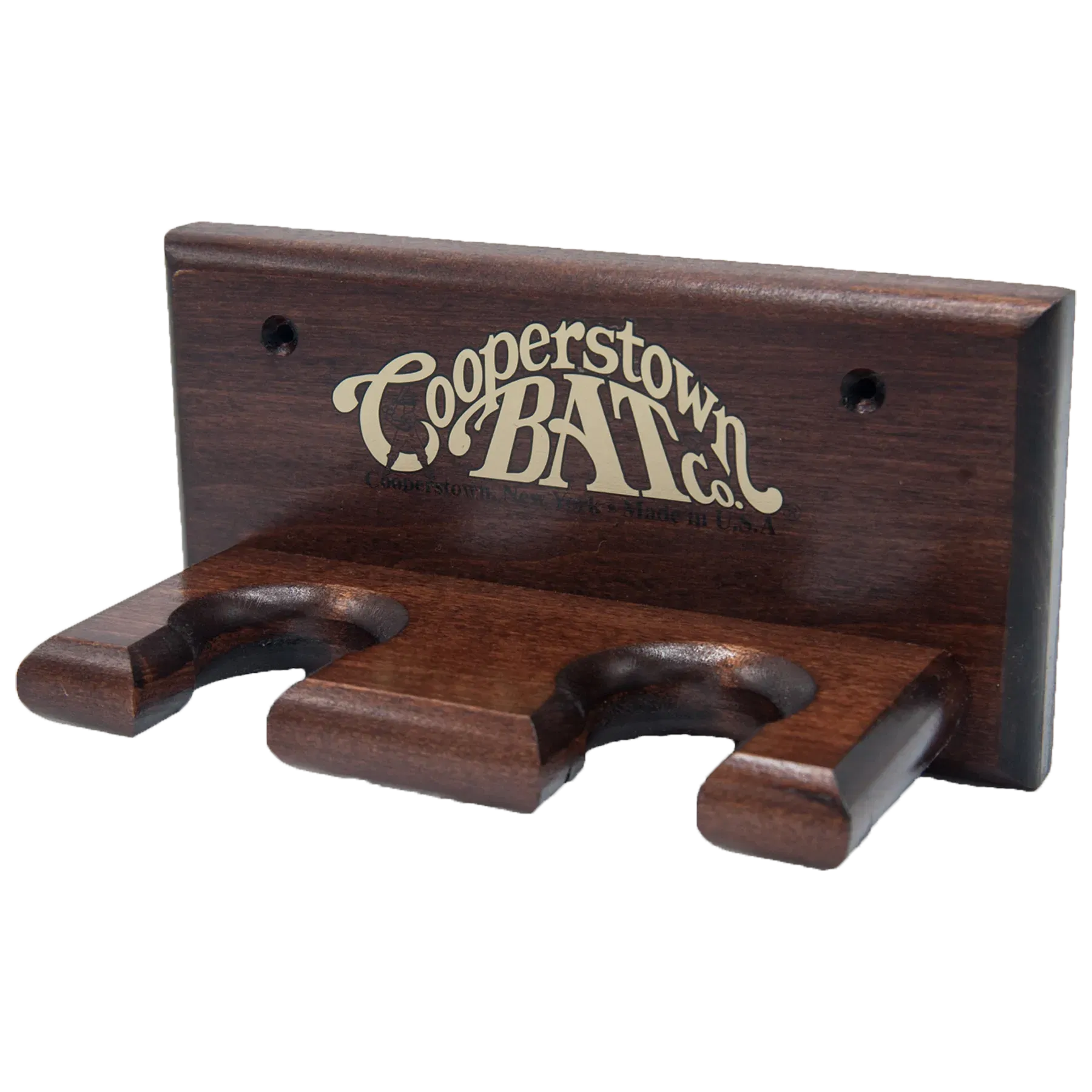 Cooperstown Bat Display Rack for 2 bats
