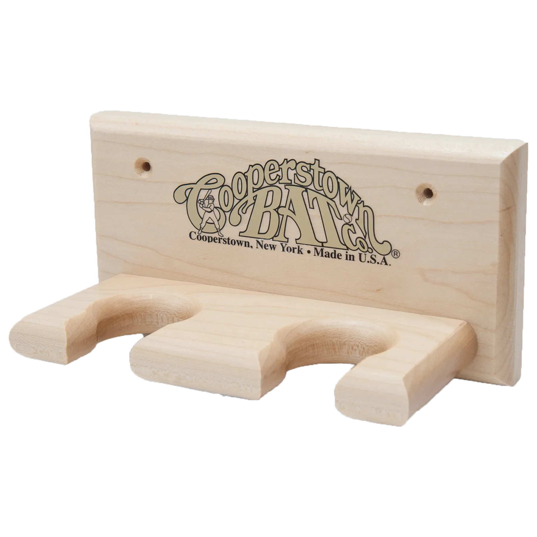 Cooperstown Bat Display Rack for 2 bats