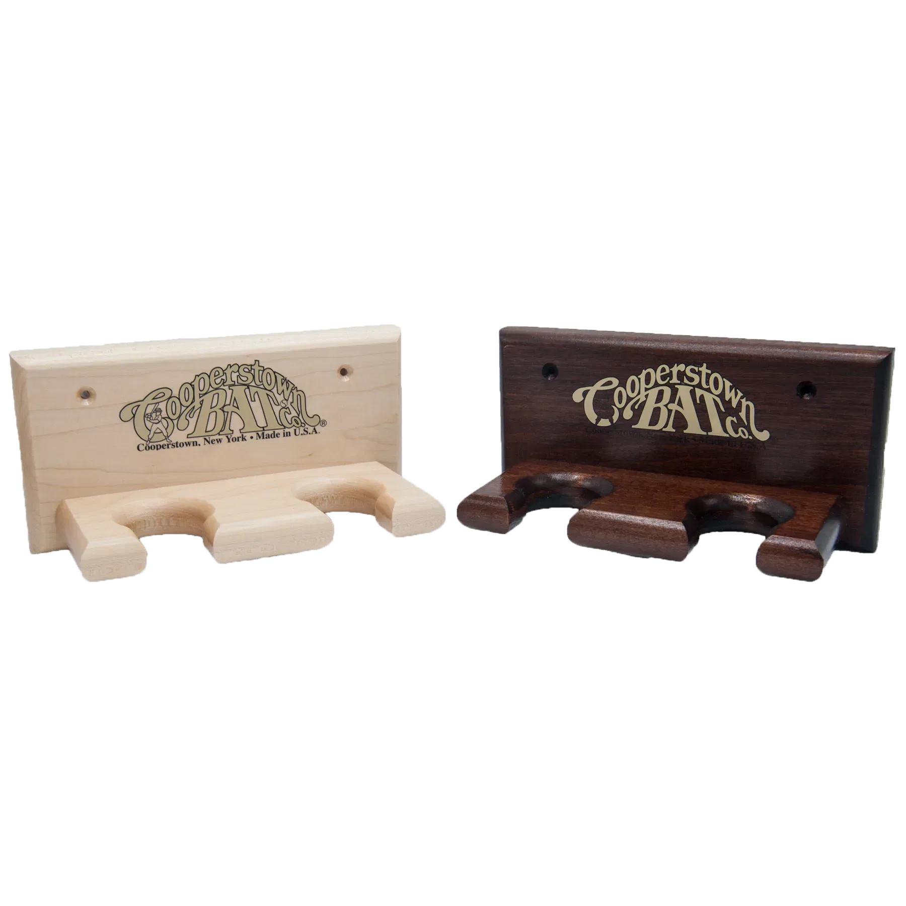 Cooperstown Bat Display Rack for 2 bats