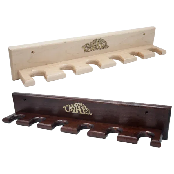 Cooperstown Bat Display Rack for 6 bats