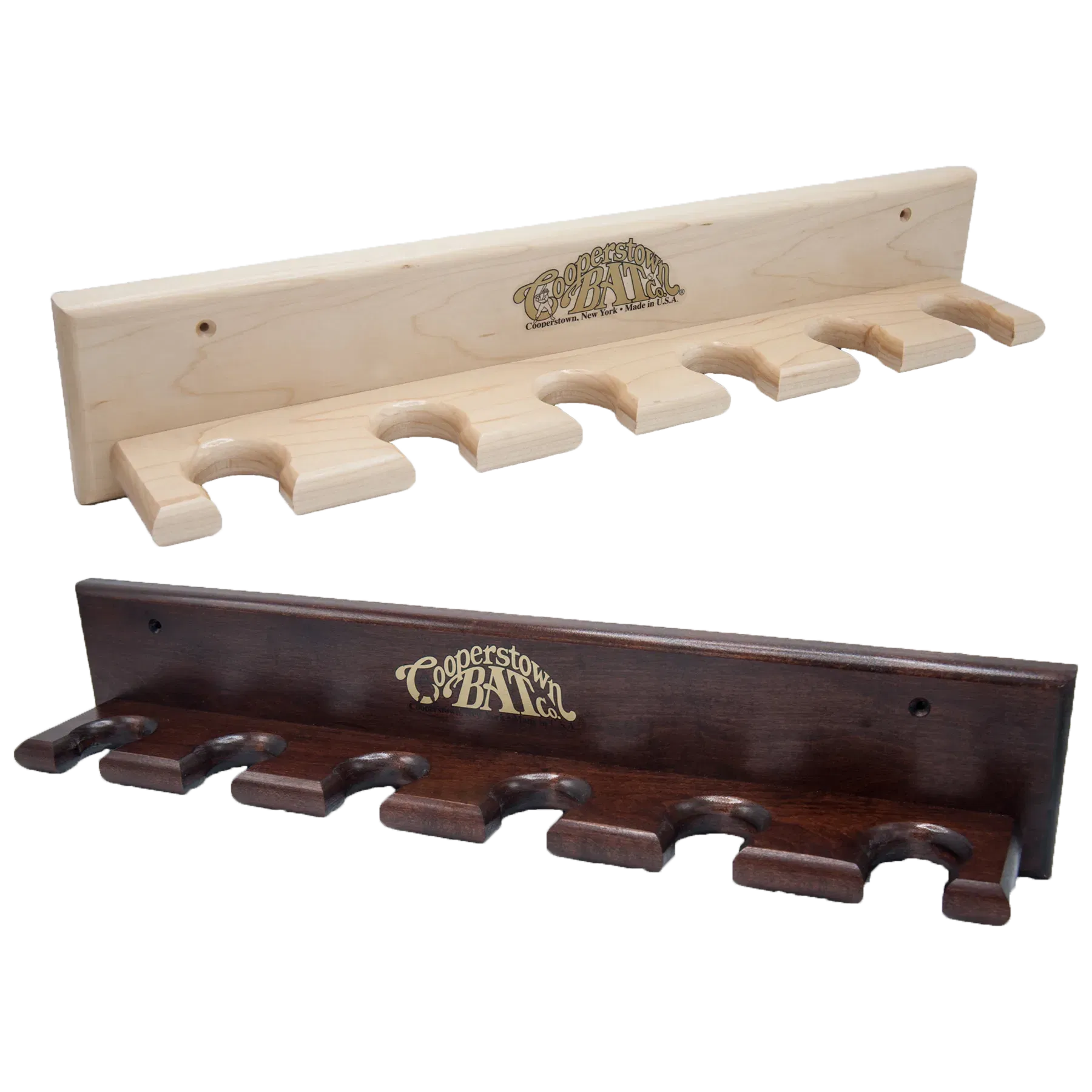 Cooperstown Bat Display Rack for 6 bats