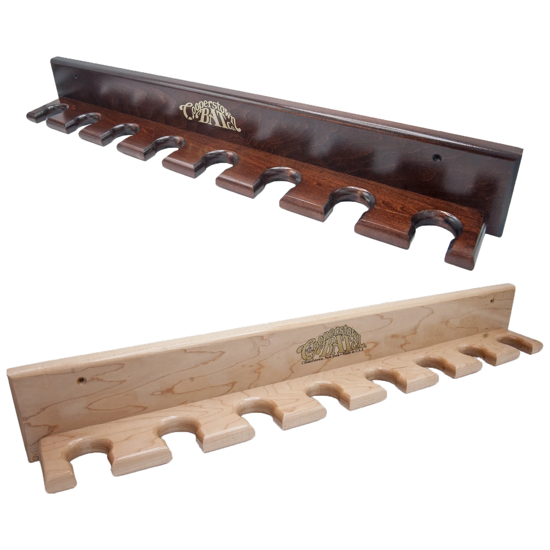 Cooperstown Bat Display Rack for 8 bats