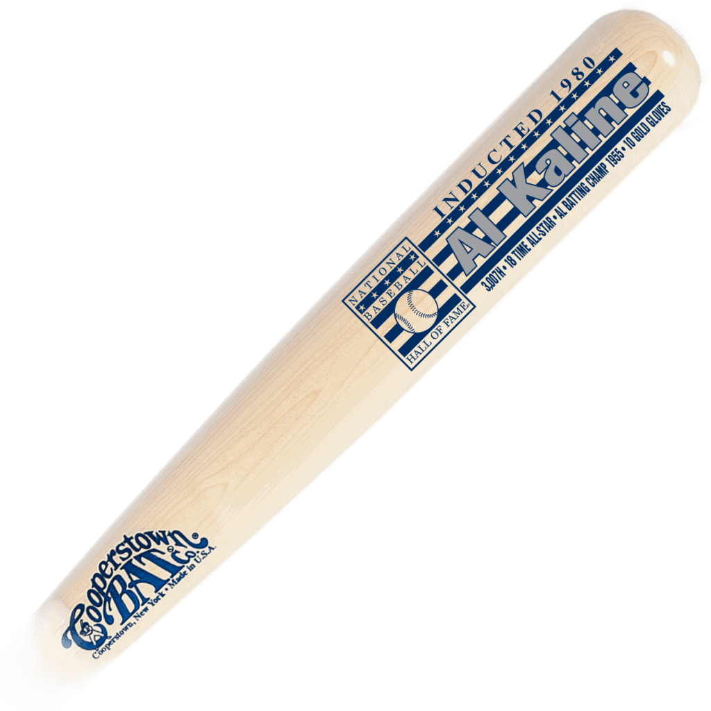Al Kaline Baseball HOF Stats Bat