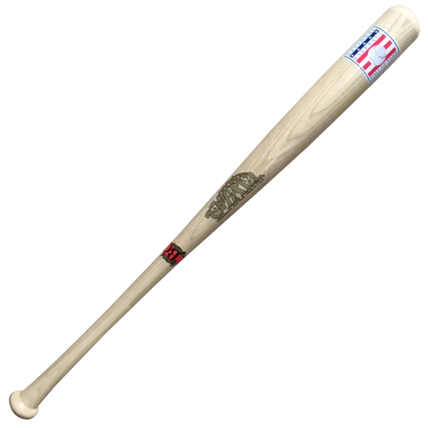 All Natural Full Color Hall of Fame logo bat for personalization or collecting autographs