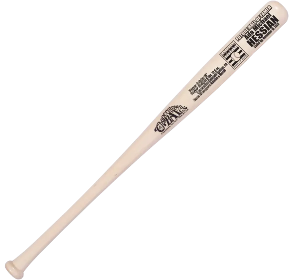 Custom engraved Cooperstown Bat Future Hall of Famer with Hall of Fame logo and Baby Stats .