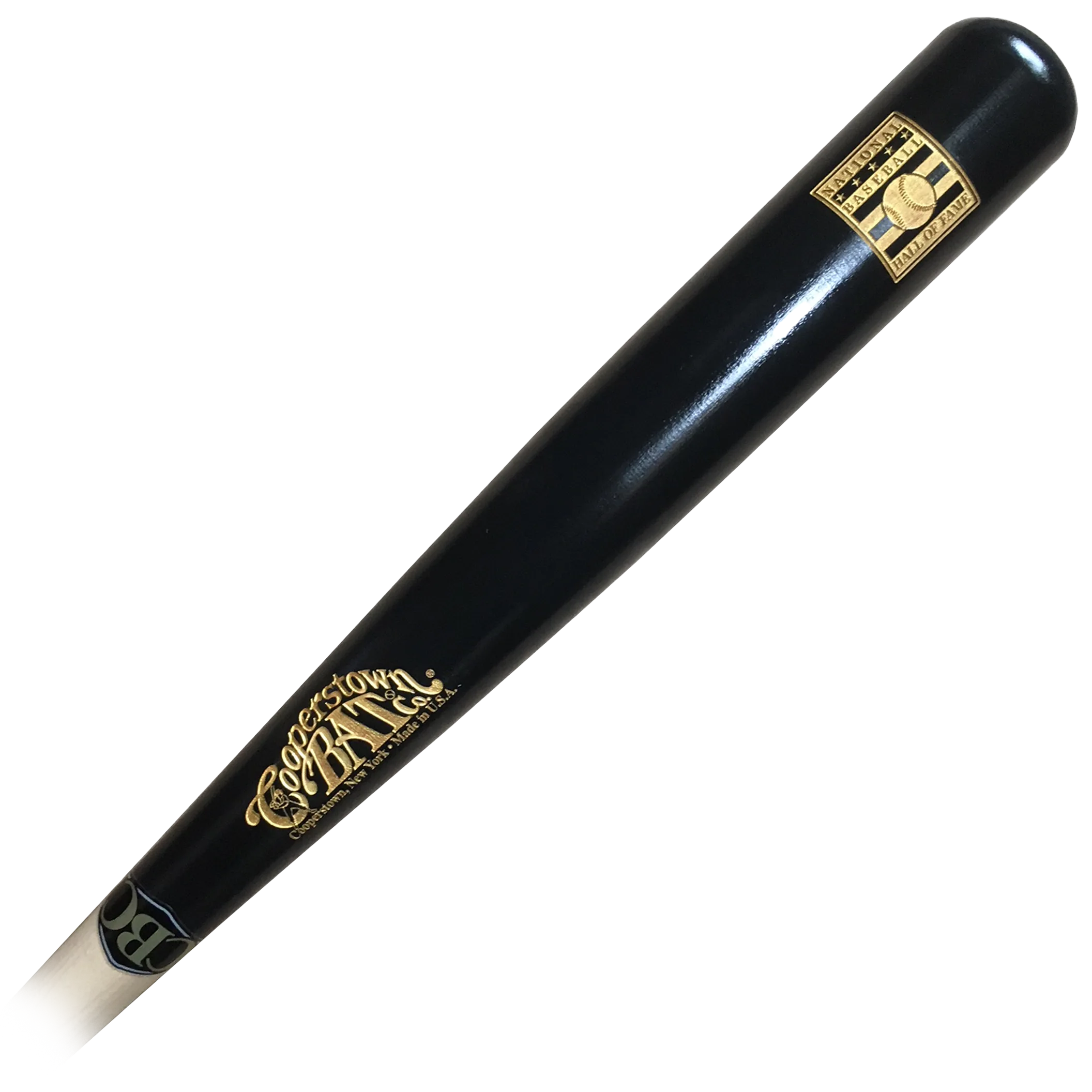 Custom engraved National Baseball Hall of Fame Logo bat for personalization or collecting autographs