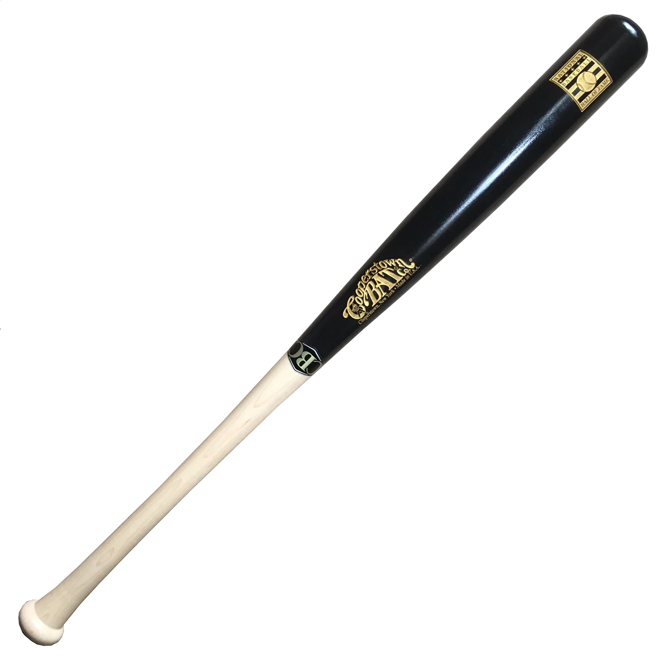 Custom engraved National Baseball Hall of Fame Logo bat for personalization or collecting autographs
