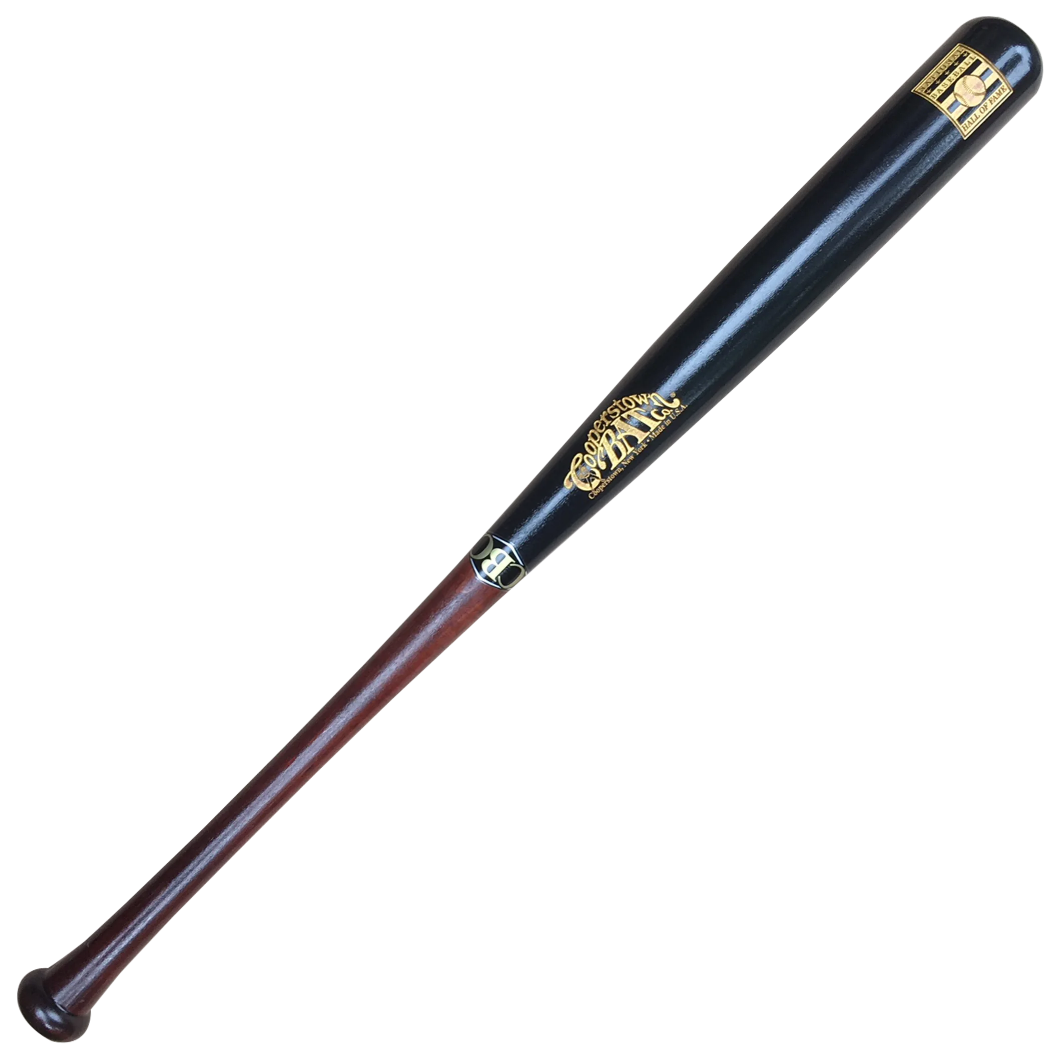 Custom engraved National Baseball Hall of Fame Logo bat for personalization or collecting autographs