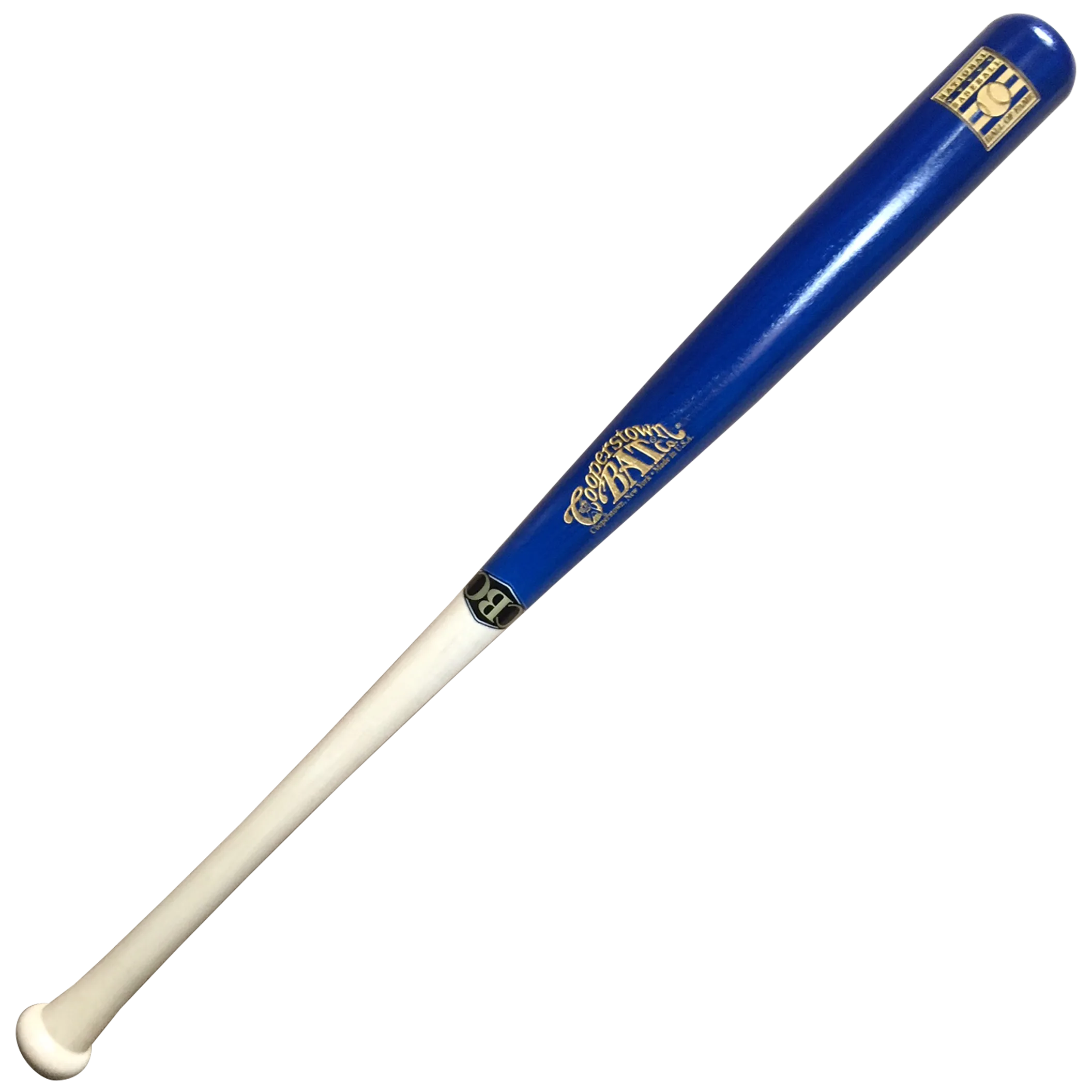 Custom engraved National Baseball Hall of Fame Logo bat for personalization or collecting autographs