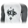 Cooperstown Bat CB Logo Diamond t-shirt with 3/4 sleeves.