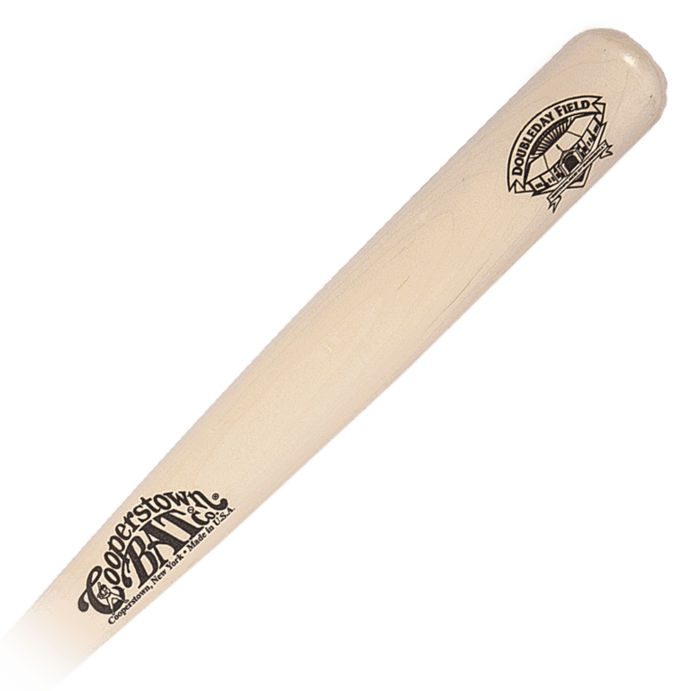 Custom engraved Official Doubleday Field Logo bat for personalization