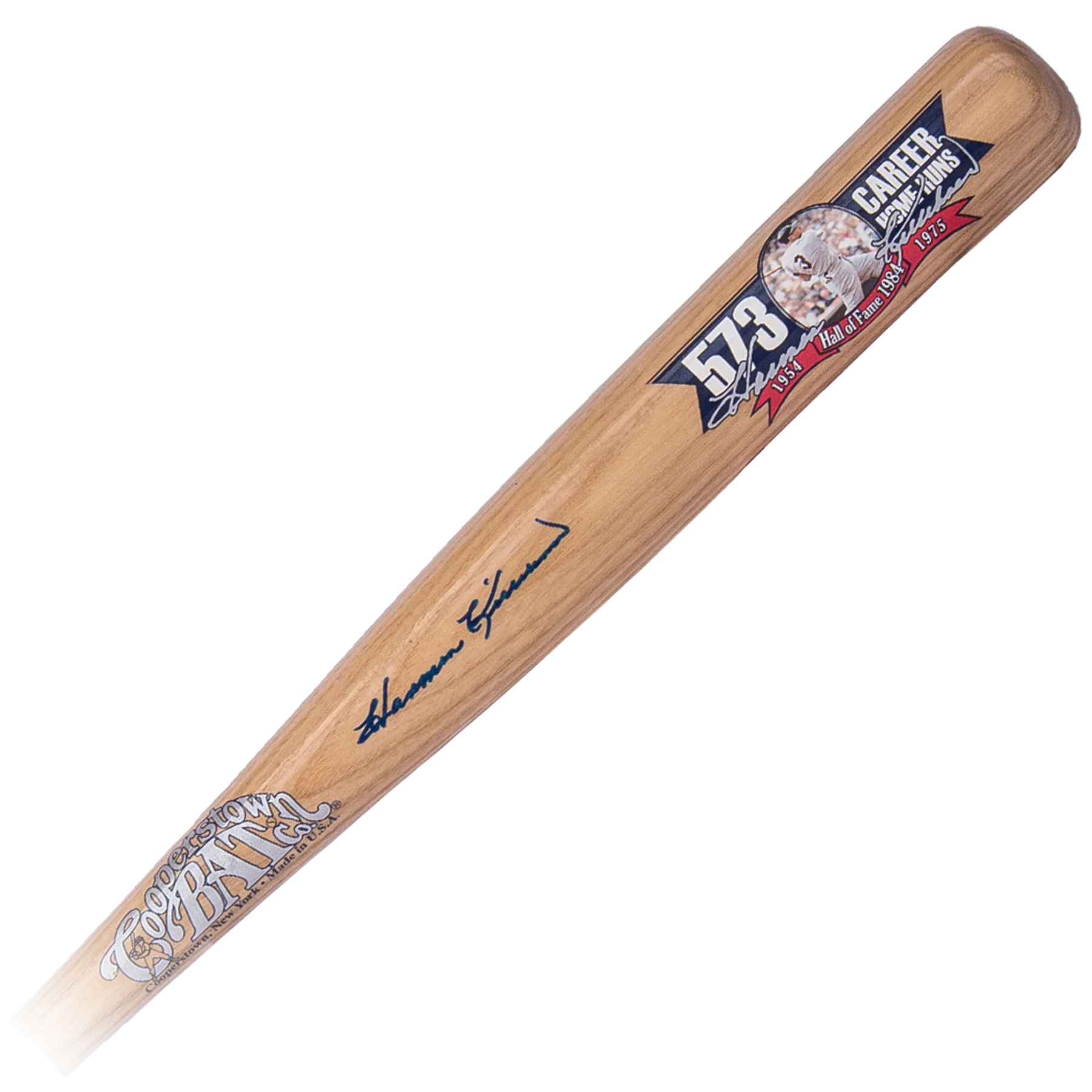 Harman Killebrew Autographed baseball bat with career home run number