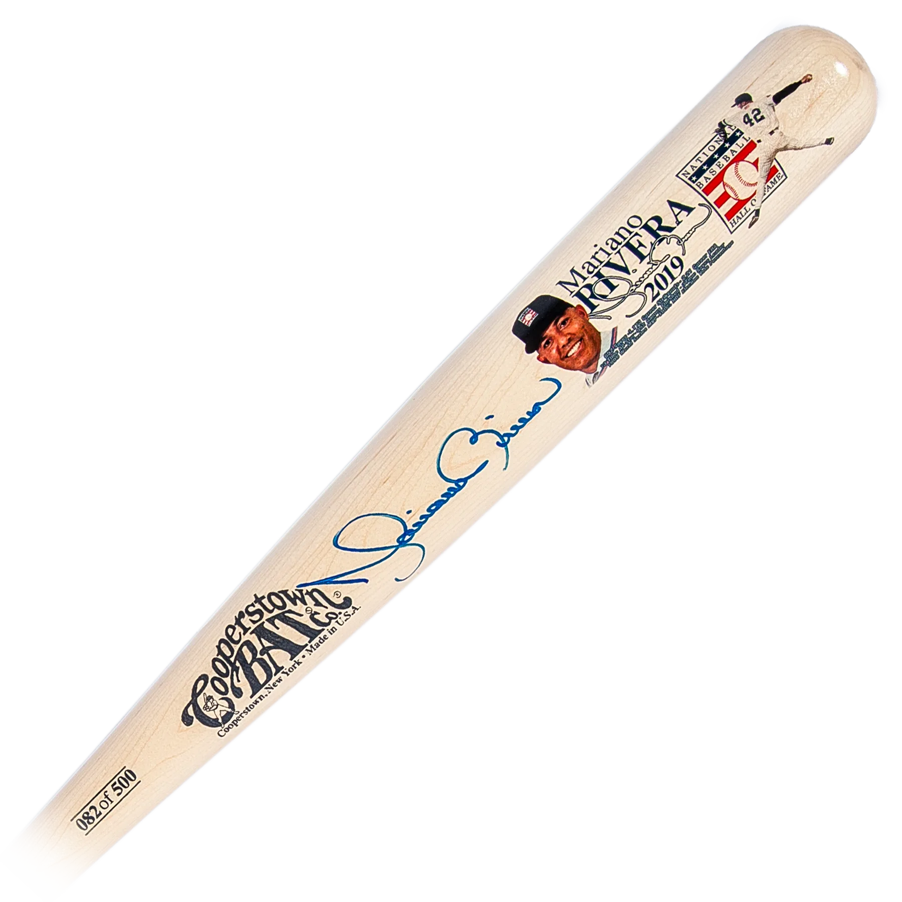 Mariano Rivera Limited Edition Autographed Bat