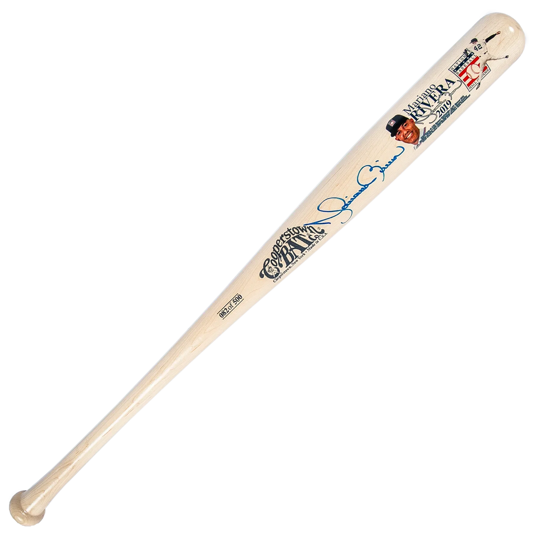 Mariano Rivera Limited Edition Autographed Bat