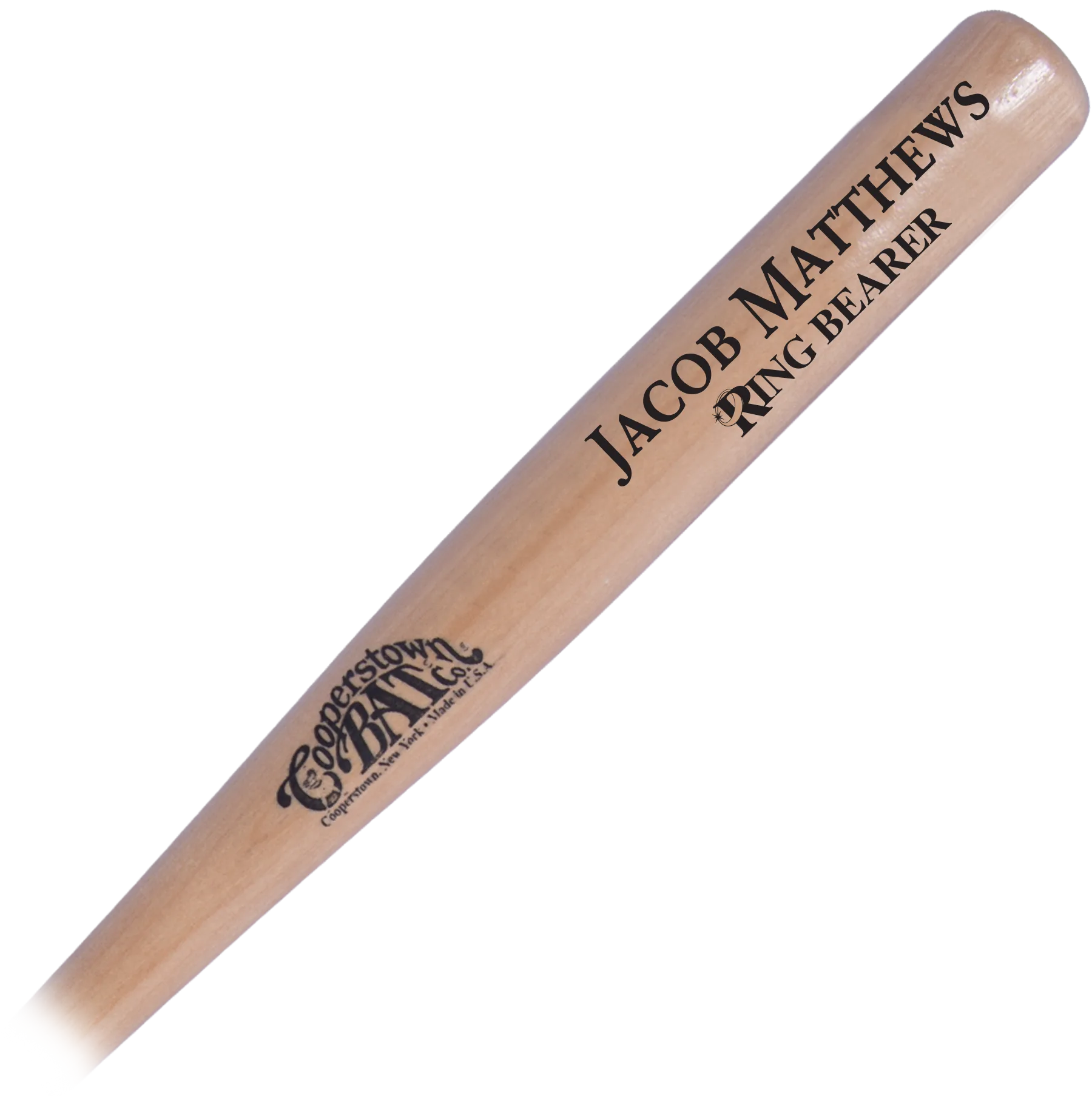 Custom engraved personalized wedding gift for the Ring Bearer