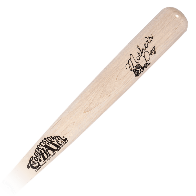 Cooperstown Bat Custom engraved Mother's Day Roses for personalization