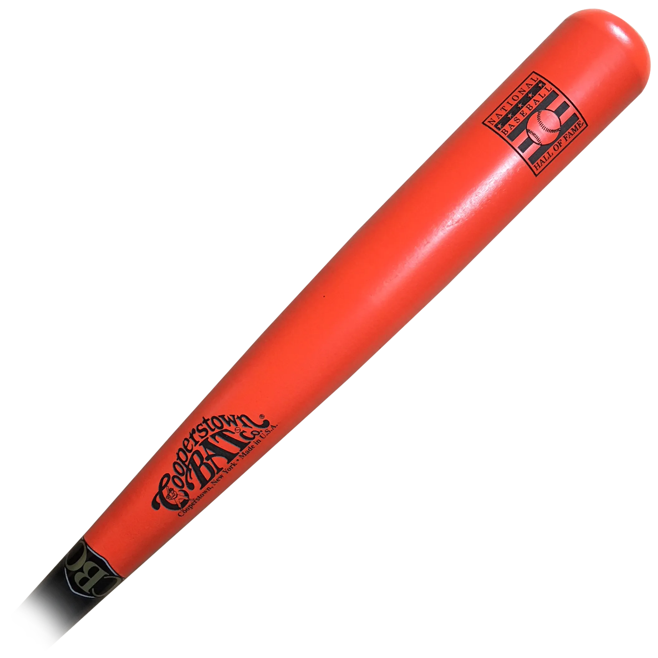 Custom engraved National Baseball Hall of Fame Logo bat for personalization or collecting autographs
