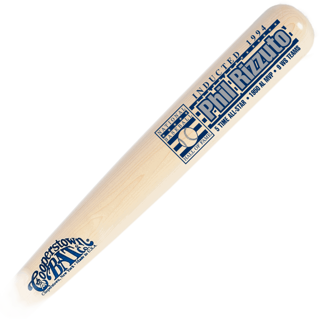 Phil Rizzuto Baseball HOF Stats Bat