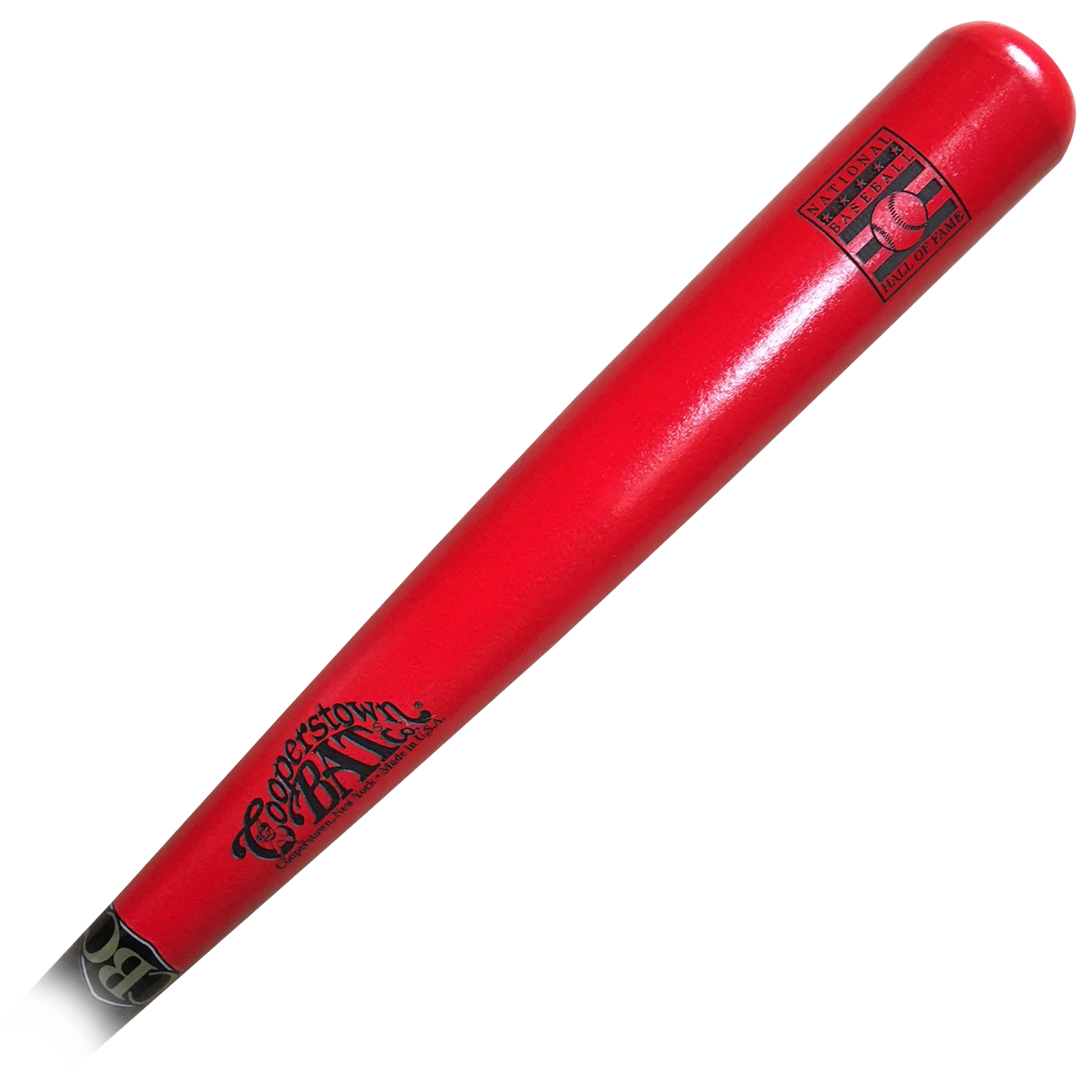 Custom engraved National Baseball Hall of Fame Logo bat for personalization or collecting autographs