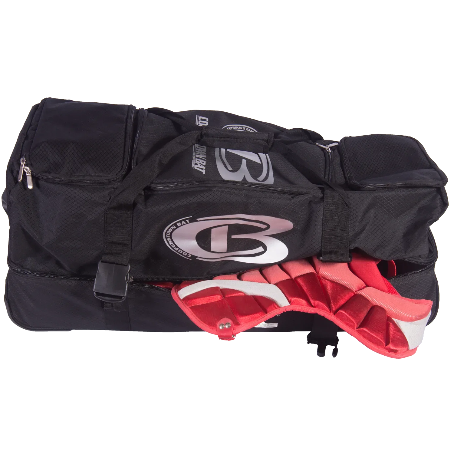 Black sports gear bag