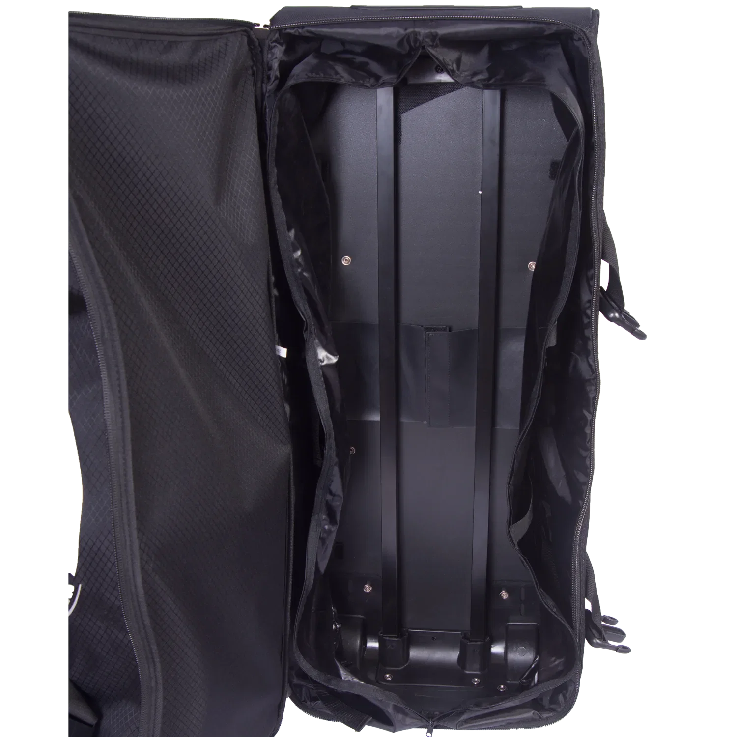 Cooperstown Bat rolling duffle bag black