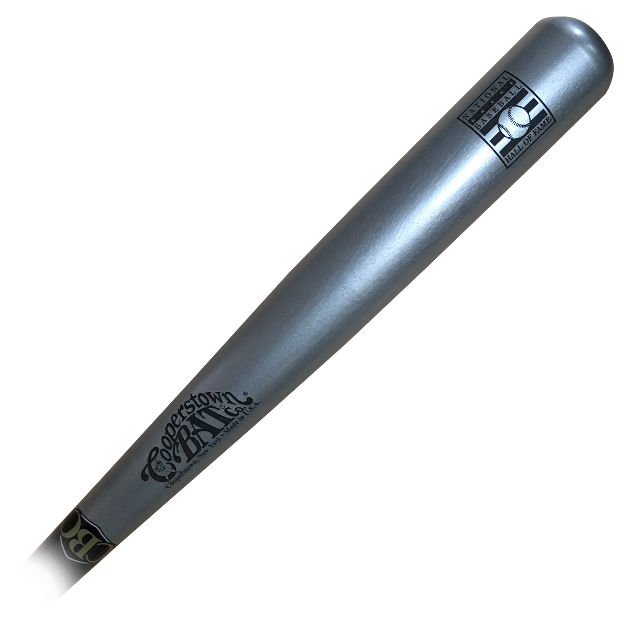 Custom engraved National Baseball Hall of Fame Logo bat for personalization or collecting autographs