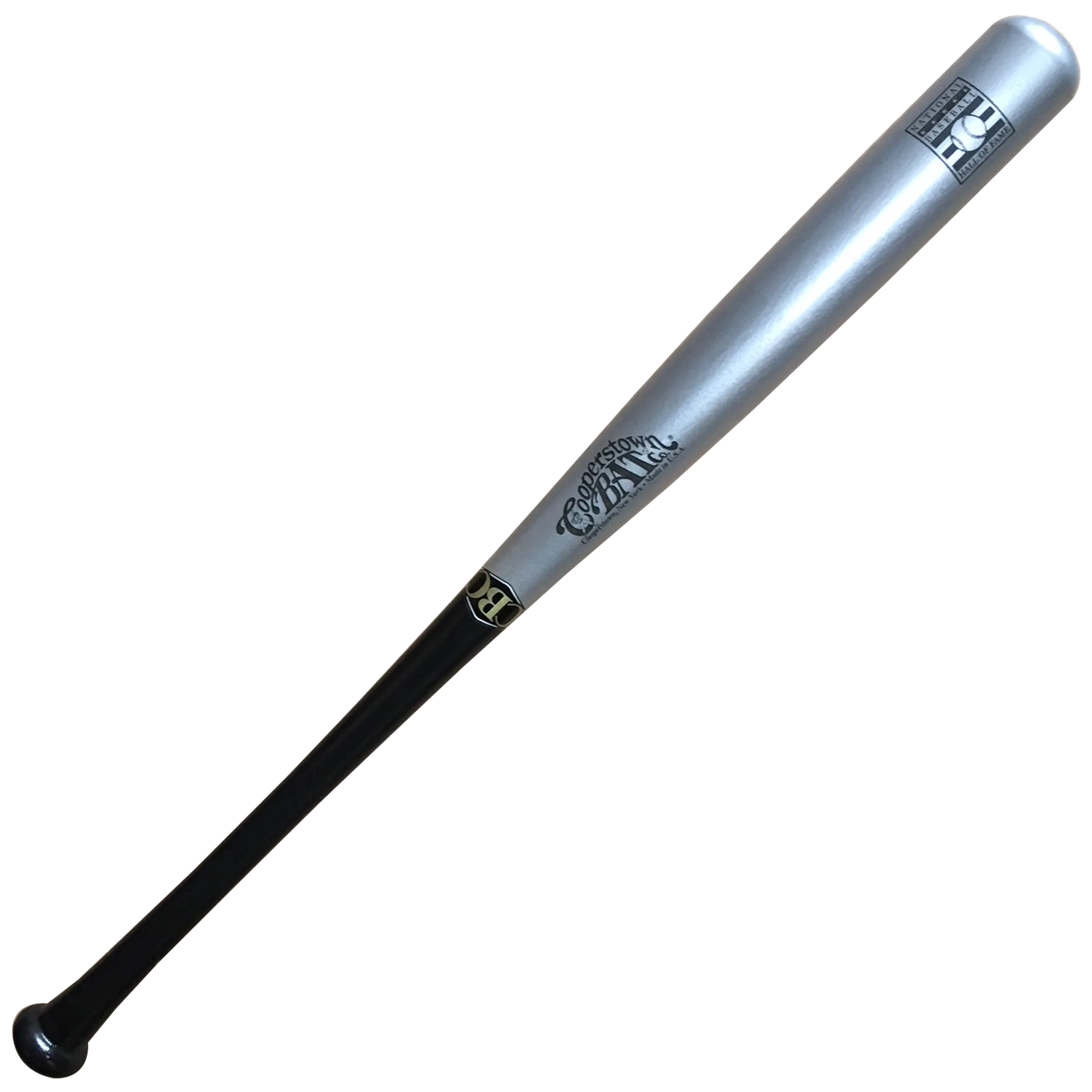 Custom engraved National Baseball Hall of Fame Logo bat for personalization or collecting autographs