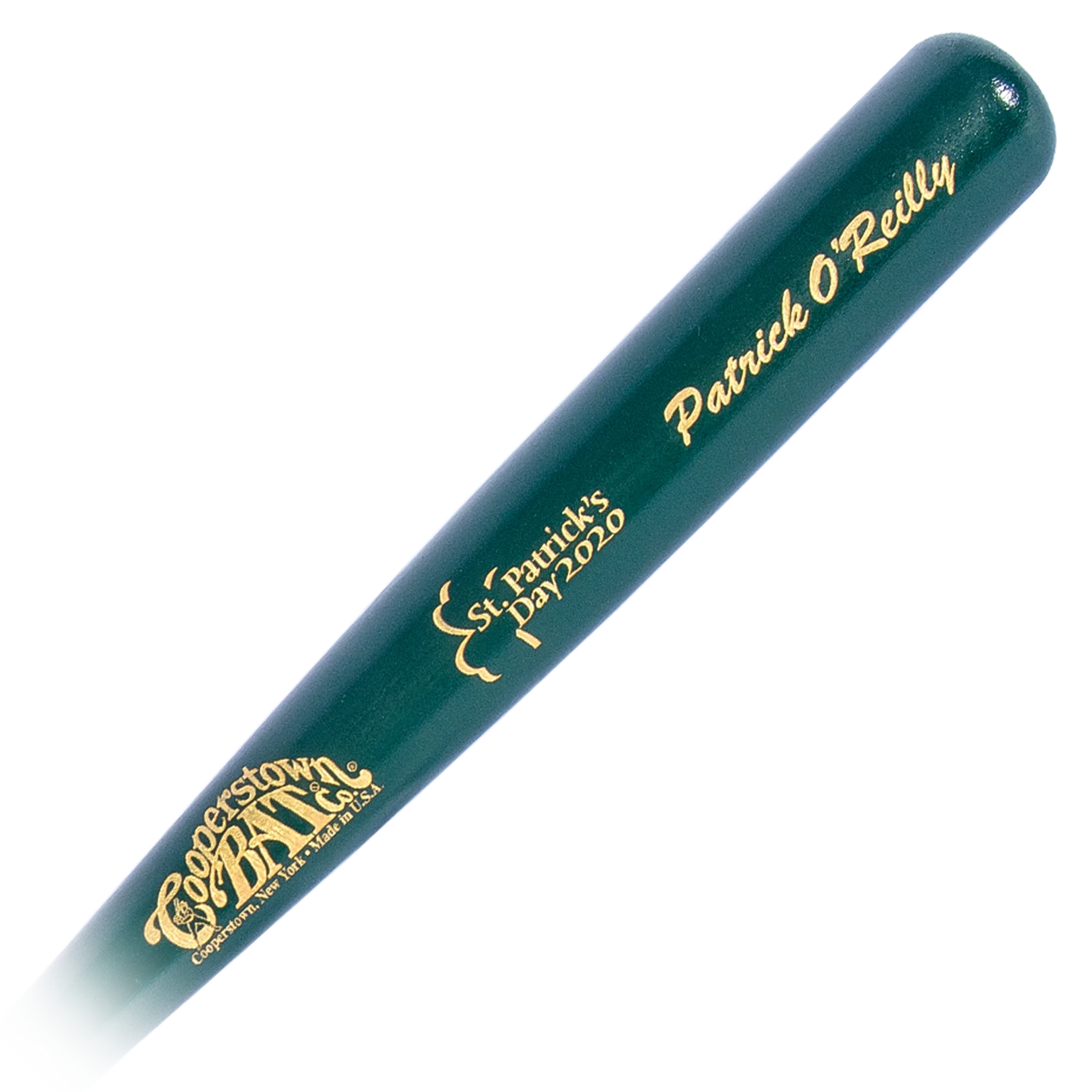 Cooperstown Bat Custom Engraved St Patrick's Day Personalized Bat
