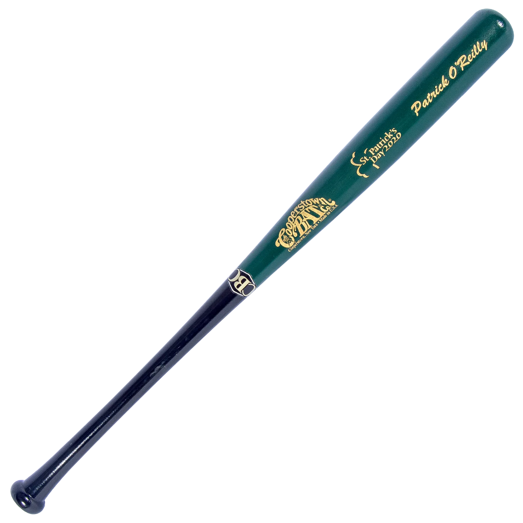 Cooperstown Bat Custom Engraved St Patrick's Day Personalized Bat
