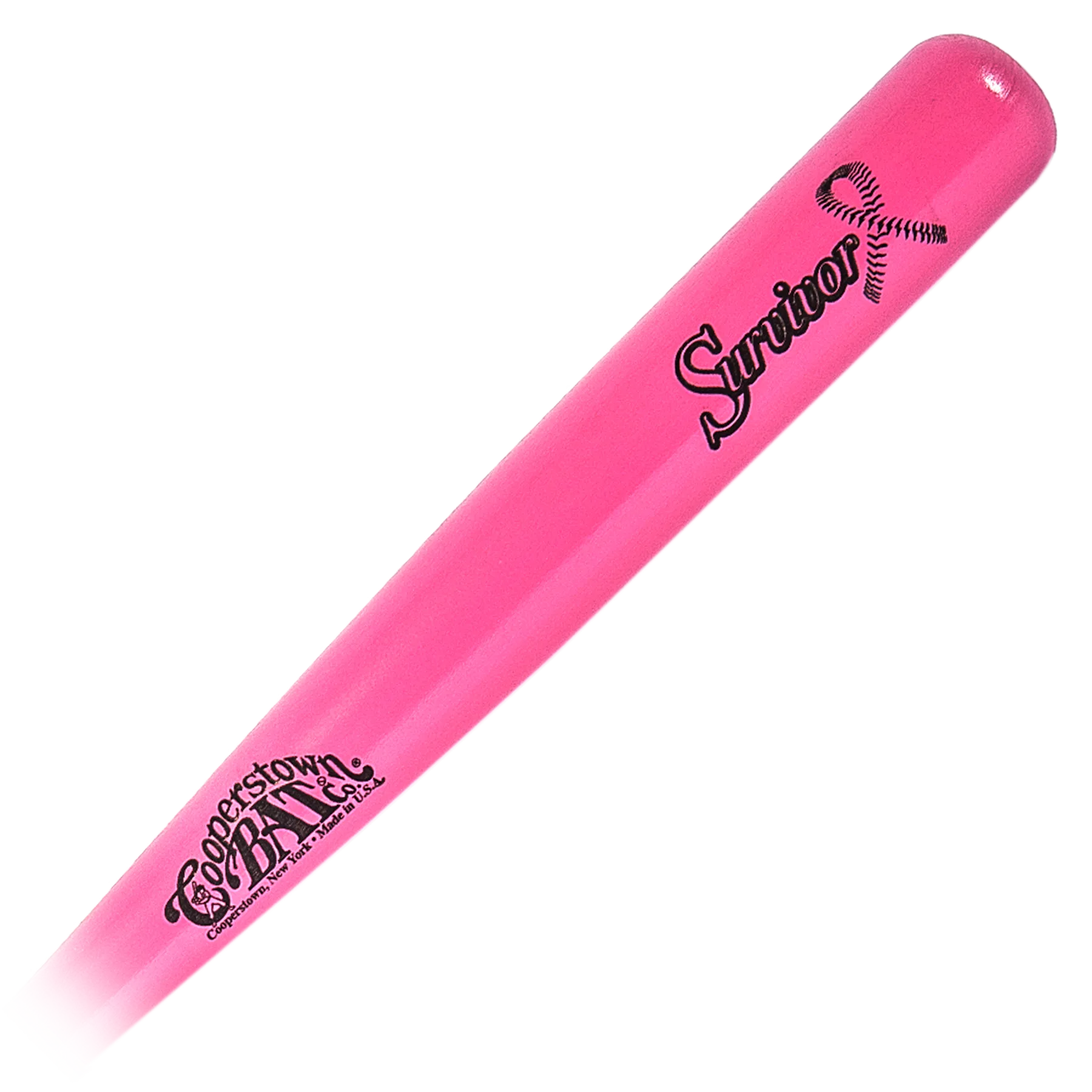 Cooperstown Bat MLB Pink Custom Engraved Cancer Awareness Survivor Baseball Bat