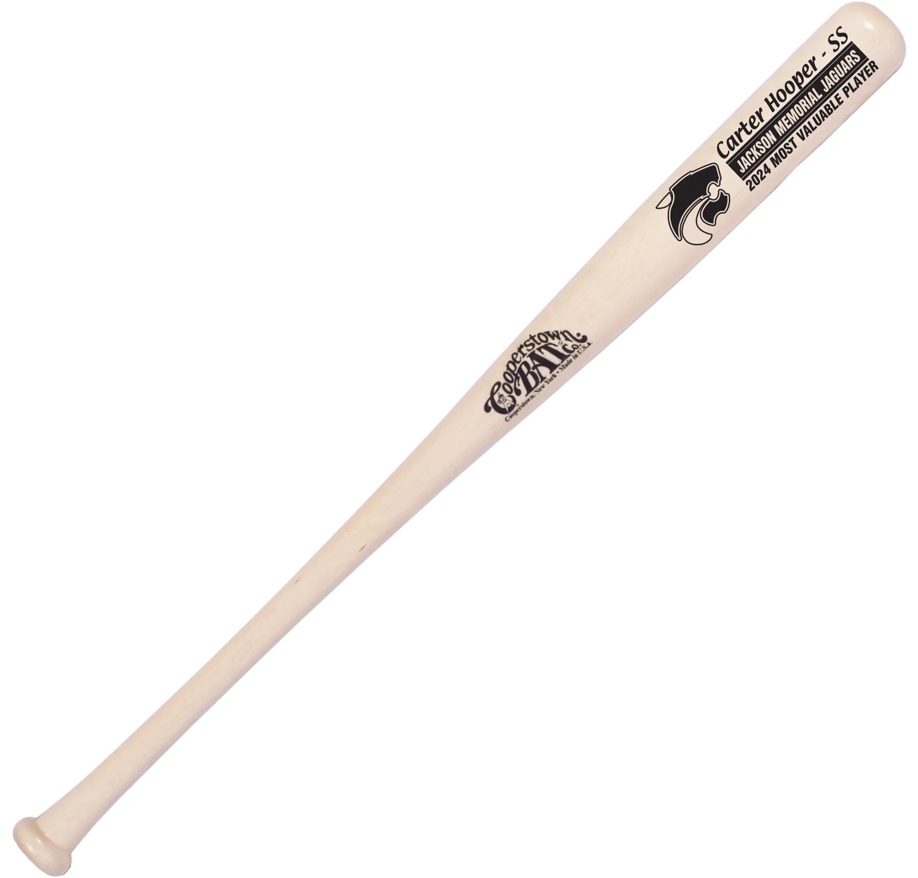 Cooperstown Bat Custom Engraved Player Coach Award Personalized Gift Bat with Team Logo