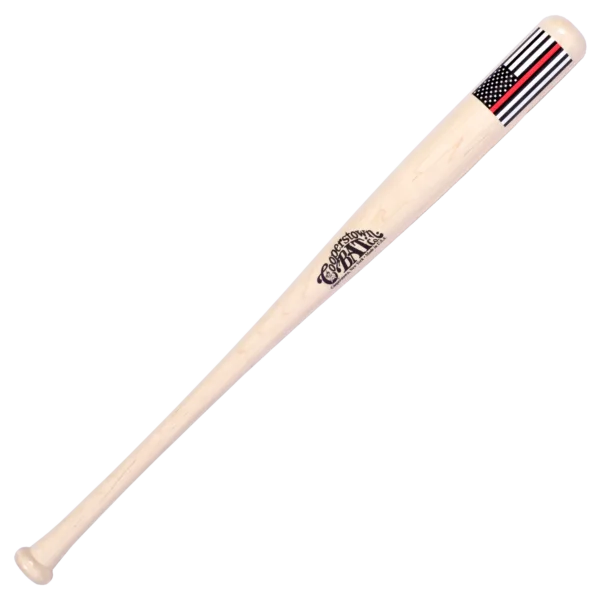 Cooperstown Bat 1st responder Thin Red Line Flag Baseball Bat