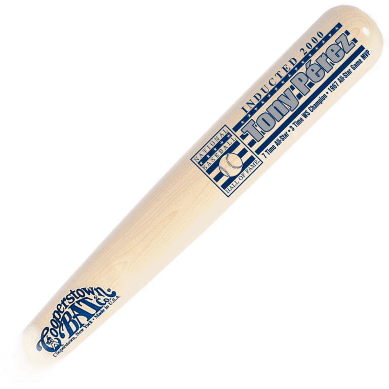 Cooperstown Bat Custom engraved Tony Perez Baseball Hall of Fame Stats Bat
