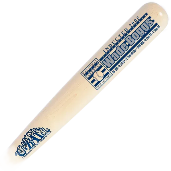 Hall of Fame Wade Boggs baseball bat