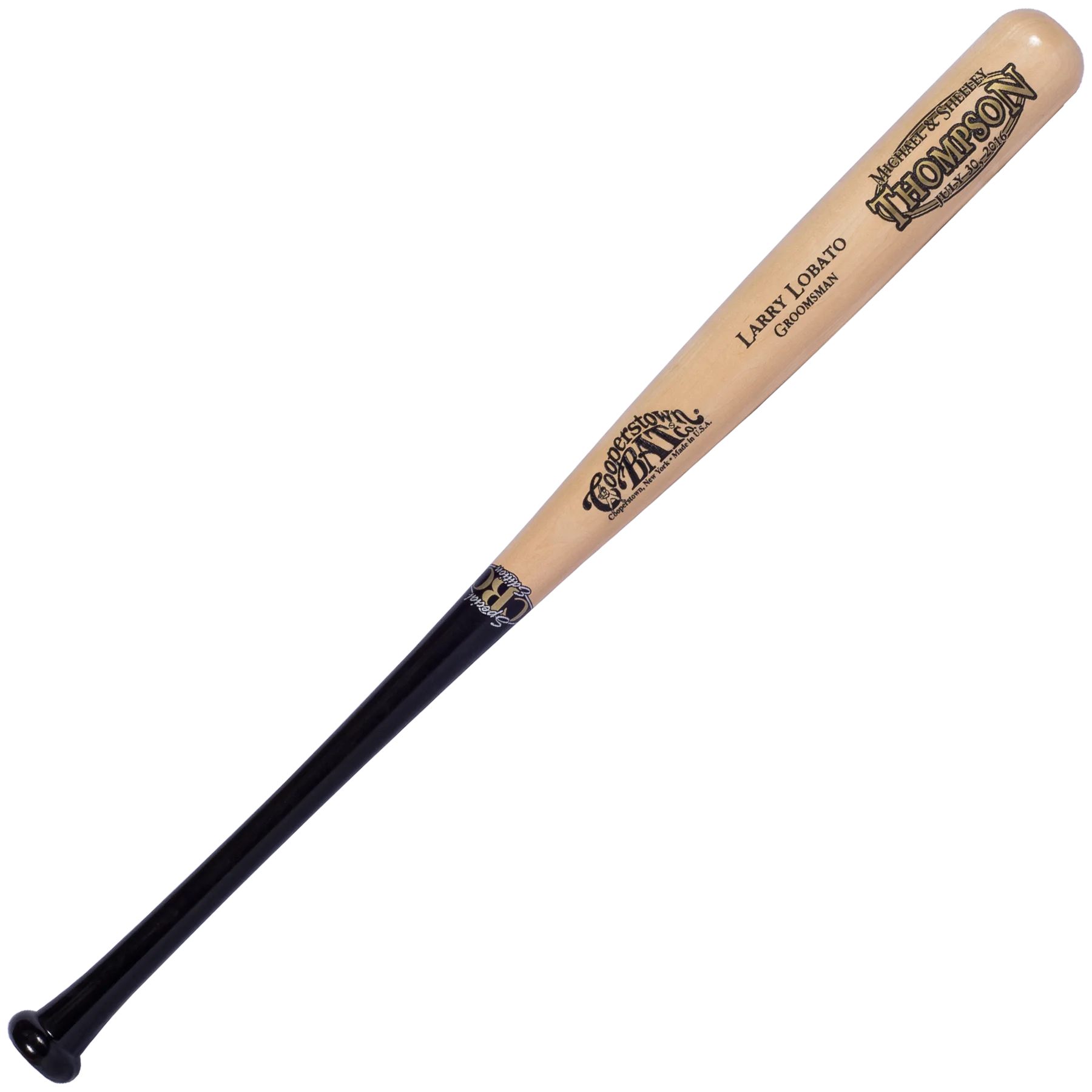Cooperstown Bat custom engraved Personalized Wedding Oval Bat