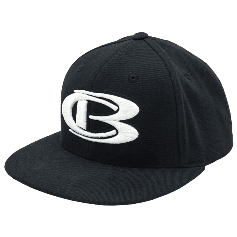 Cooperstown Bat Pro CB Logo fitted black baseball cap