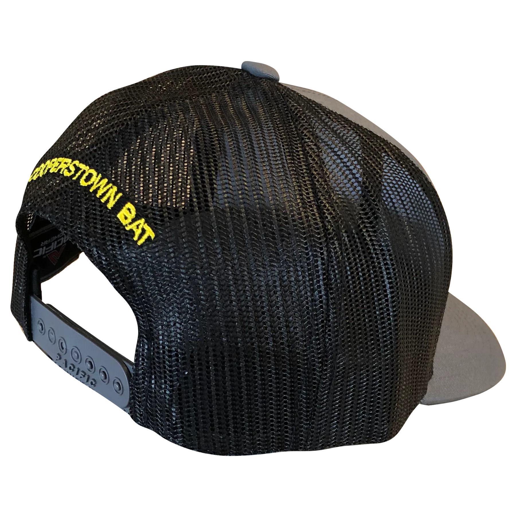 Cooperstown Baseball Sugar Skull Black/Grey mesh baseball cap with adjustable strap