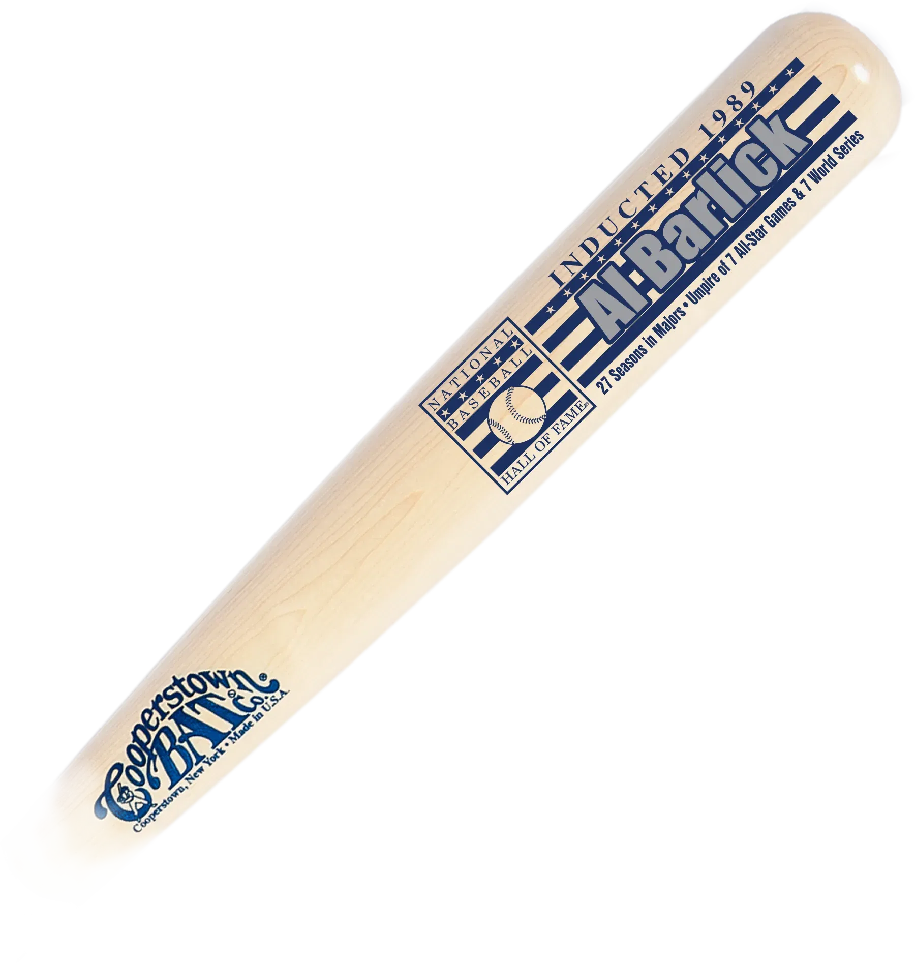 Al Barlick Baseball Hall of Fame Stats Bat