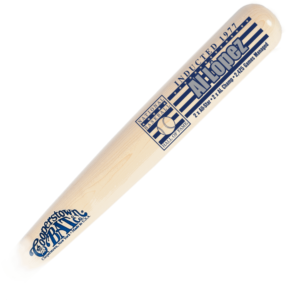 Al Lopez Baseball Hall of Fame Stats Bat