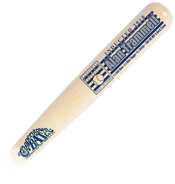 Alan Trammell Baseball Hall of Fame Stat Bat