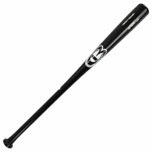 Black baseball bat with logo