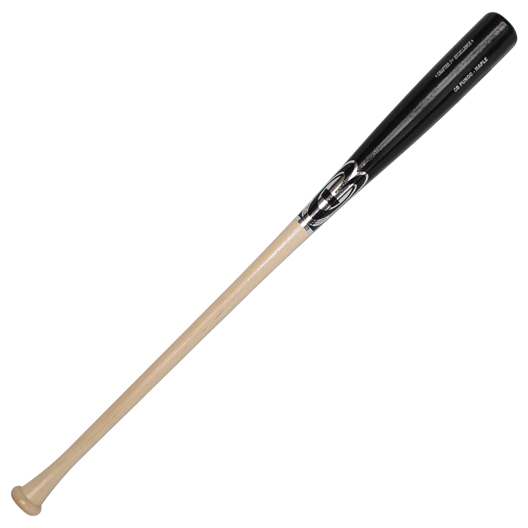 Coach Fungo bat - Black barrel - natural handle