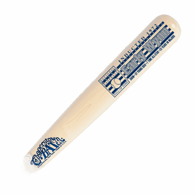 Baseball Hall of Fame commemorative bat