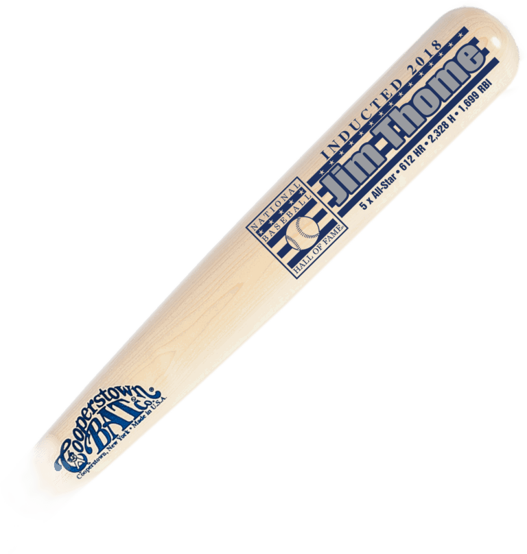 Jim Thome Baseball Hall of Fame Stats Bat