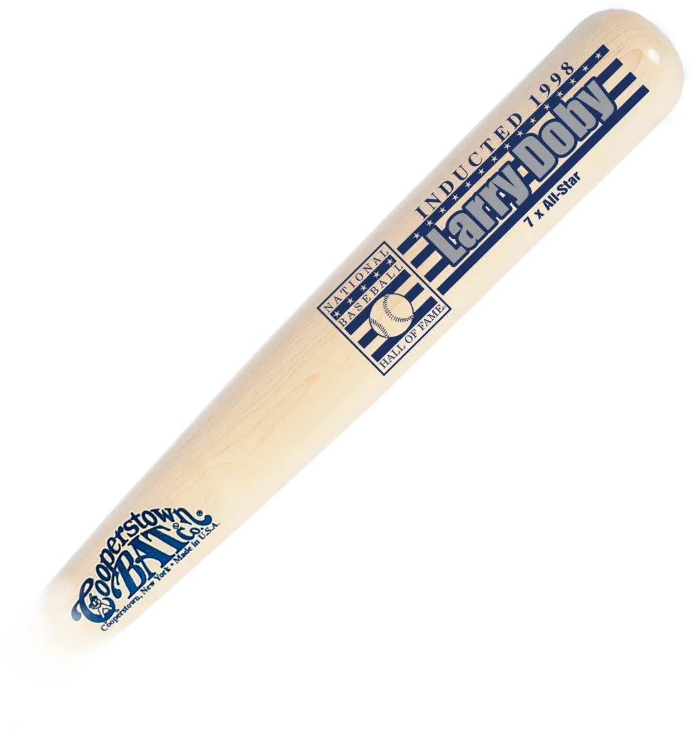 Larry Doby Baseball Hall of Fame Stats Bat