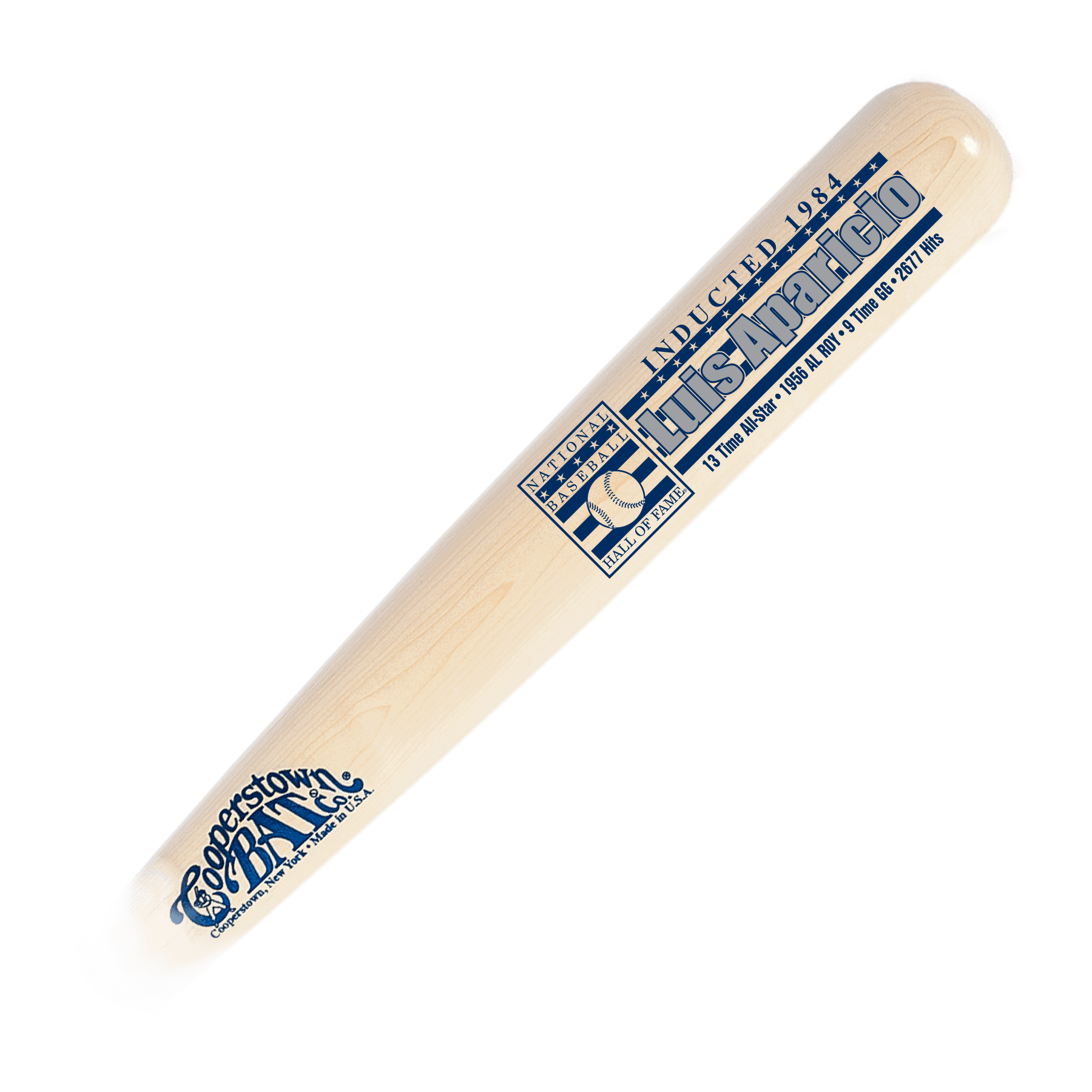 Luis Aparicio Hall of Fame baseball bat