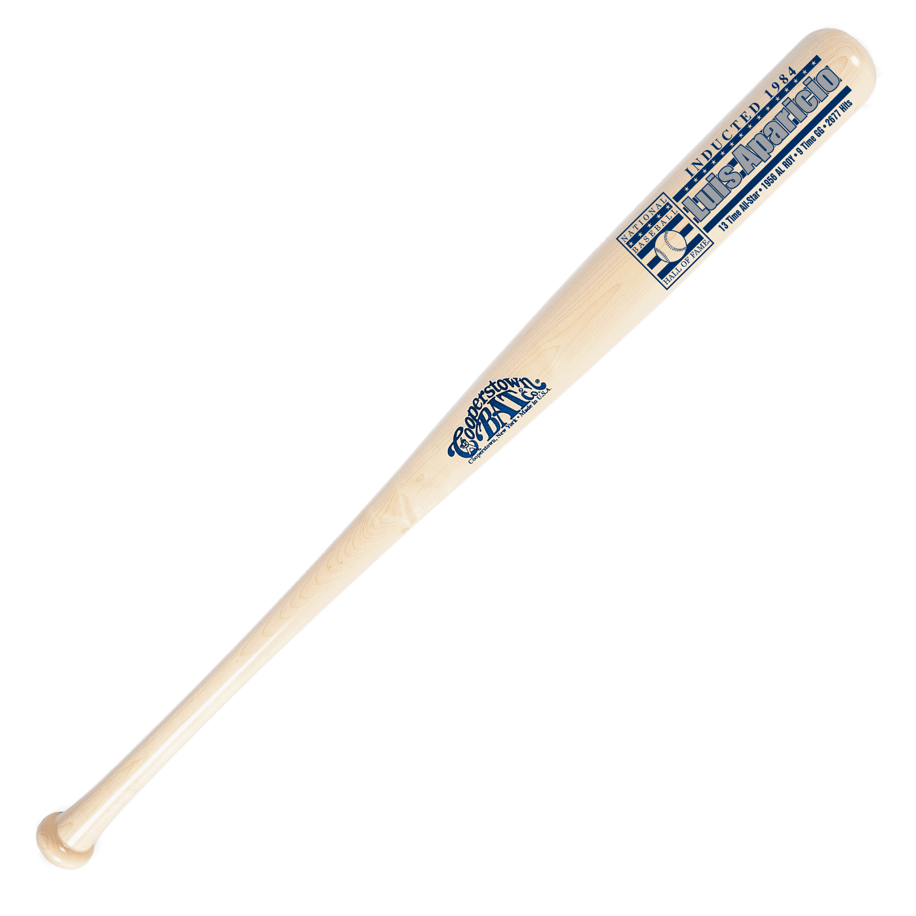 Luis Aparicio Hall of Fame baseball bat